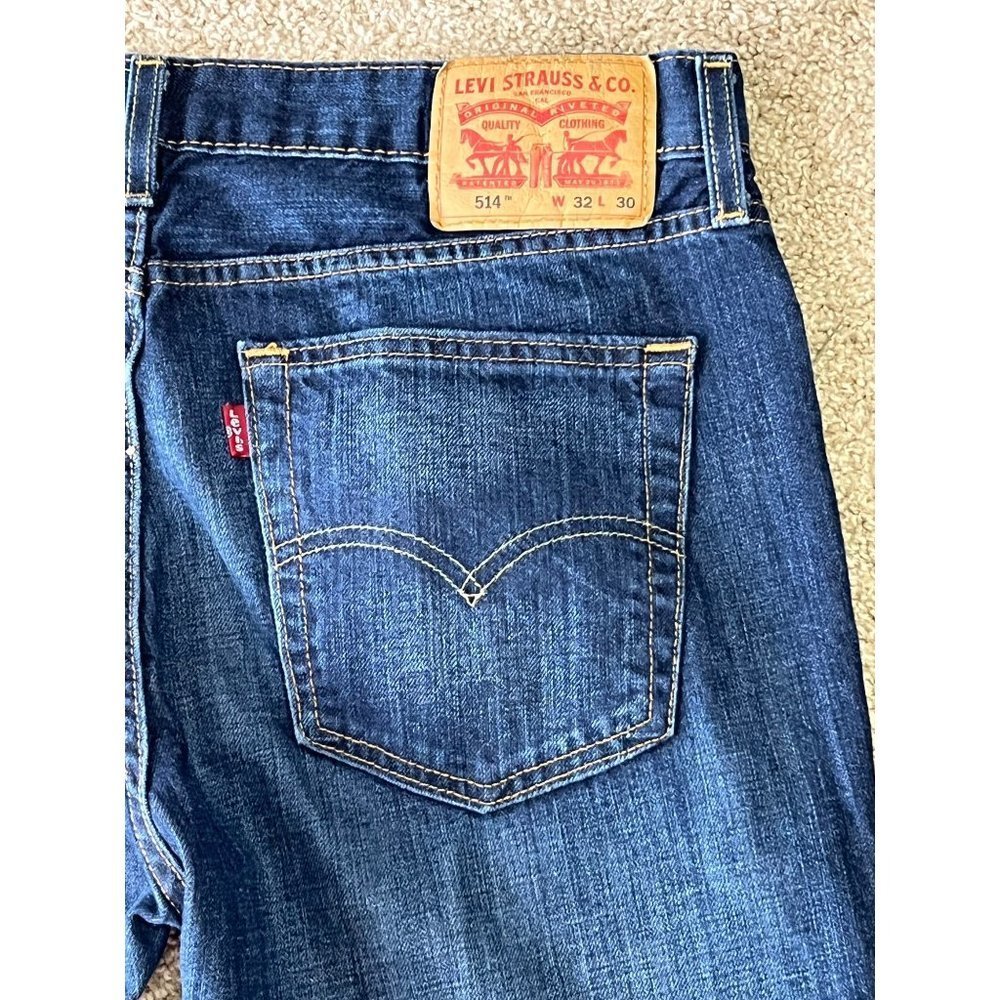 Levi Straus 514 Blue Jeans - Picture 12 of 13
